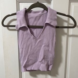 COPY - Purple Crop Top